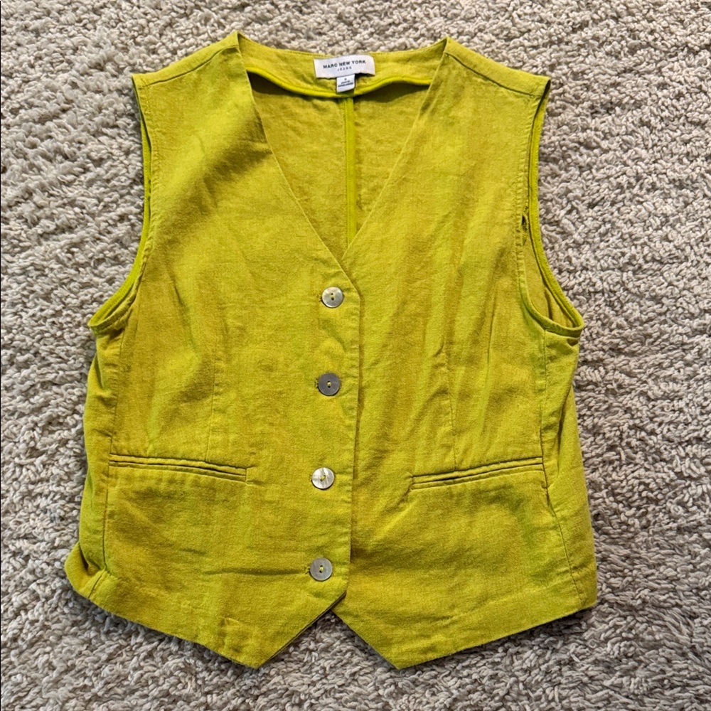 Marc New York Chartreuse Vest
